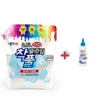 종이나라] 2.5L대용량착슬라임착풀 +Diy액티120ml아모스, 1개, 2500g