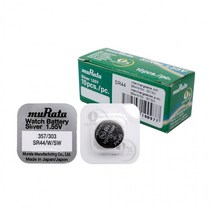 무라타 SR44 357/303 1알 시계건전지 1.55V, 단품