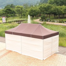 프리폼 프리미엄천막3x4.5 방수 대형 함마톤 알루미늄 접이식 캐노피천막, 1개, AL민자풀 3x4.5 그린