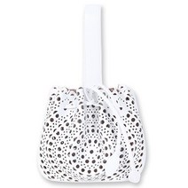 알라이아 22FW 여성 펀칭백 로즈마리16 버킷백 XXS 화이트