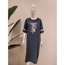 세루치 현대신촌 레터링폴리원피스(S26151A)