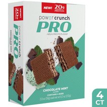 파워크런치 프로 초콜릿민트 하이 프로틴바 4개입
