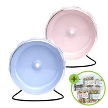 카르노 햄스터 쳇바퀴 대형(21cm)저소음 거치대 RJ303, 1개