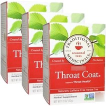 트레디셔널메디시널스 쓰로트 코트 허벌 티, 2g, 48개입
