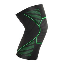 헬스용품 Ride Force탄성 무릎 패드 스포츠 체육관 휘트니스 기어 나일론 니패드 1 개 러닝 보호대 배구 지지, 1 Piece Green+S