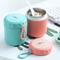 보온통 국통 어린이집 이유식 반찬통 등산 스텐 수능 죽통 보온도시락, 2보온도시락-스카이