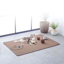 고양이 스크래쳐 매트 카펫 양탄자 캣 고양이방 꾸미기, 그린