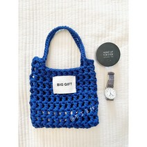 코바늘 가방만들기 diy 손가방뜨기 가방만들기키트, free, 사파이어 블루 가방 재료 패키지 + 튜토리얼