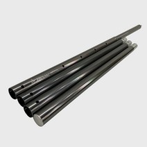 아베나키 알루미늄6061 높이조절 타프폴대 2.8m 2개 1.8m 4개 풀세트 51990, 레드 풀세트