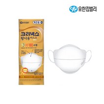 +특판용+ 크리넥스 황사용 마스크 플러스 KF80 소형 중형 대형 화이트 황사 및 미세먼지 차단 4단 접이식 의약외품 유한킴벌리 마스크 코스트코 동일 +사은품 착한마스크 1매, 20매, 플러스kf80소형+착한1매