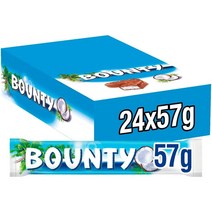 BOUNTY 바운티 초코바 코코넛 밀크 57g 24개