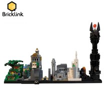Bricklink Magic Castlesc 도시 스카이 라인 아키텍처 영화 킹 오브 링 왕의 귀환 다크 타워 빌딩 블록 장, [02] 730 pcs