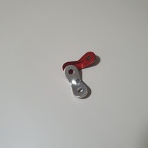 텐트 타프 로프 경량 알루미늄 미니 땅콩 스토퍼, 실버