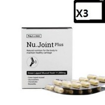 뉴와이즈 초록입홍합 뉴조인트플러스 11 000mg 90캡슐 X 3박스