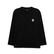 MLB 베이직 스몰로고 루즈핏 긴팔 티셔츠 NY Black 190966