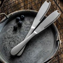 쉐프의정석 버터 치즈 나잎스프레더1개(색상 택1), 실버