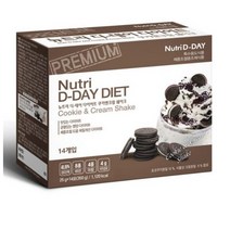 뉴트리디데이 다이어트 쿠키앤크림 체중조절 쉐이크, 25g, 42개입