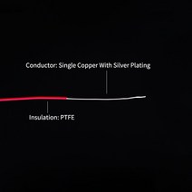 오토바이 전기부품 전선 2M/20M PTFE 실버 도금 구리선 38/36/34/30/28/26 AWG 마이크로 파인 UL1423 고온, 02 Black_03 10M_04 32AWG