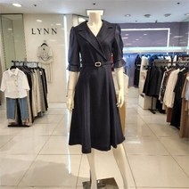 린(LYNN)쉬폰소매 플레어 원피스(LGOPMH9900)L587