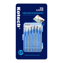 정밀드라이버세트 6PCS 미니 공구 소형 자가 수리 키트 노트북 스마트폰 분해조립