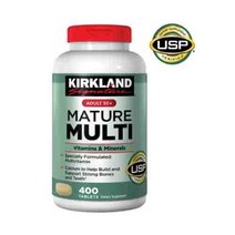Kirkland Signature 커클랜드 시그니처 어덜트 50+ Mature 멀티 비타민 & 미네랄 400정, 5개