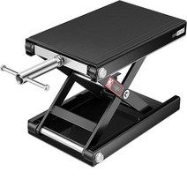 작키 핸드 유압 자동차 미끄럼 방지 고무 패드로 덮인 오토바이 센터 가위 잭 1100LBS 높이 조정 도구, 1.Black