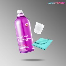 파이어볼 슈퍼스타 카샴푸 고농축 세차 샴푸 프리워시 차량 세제 세정제 1L A 세트, 01 슈퍼스타 카샴푸 1L A 세트