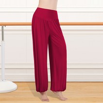 여성 댄스복 무용 바지 스포츠 요가 폴댄스 와이드 배기 팬츠 빅사이즈 피트니스