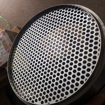 블루베리 선별기 수동 스테인리스 스텐레스 작곡 12, 직경 20cm - 원형 구멍 3mm