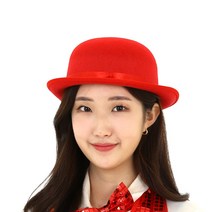 뮤지컬모자(레드) 파티 할로윈 학예회소품 무대의상, 레드