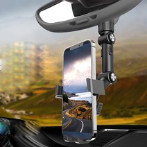 다용도 차량용 백미러 뒷자석 책상 침대 주방 휴대폰 거치대