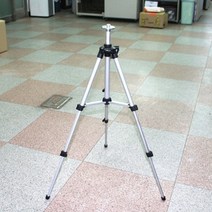 레이저 레벨기 접이식 삼각대 수평계 수평기 높이 조절 거치대 측량기A 3단, 1개