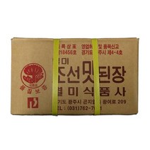 맛있는 가공식품 조선맛 된장 14kg 별미 업소용 식당용 식자재 소스 분말 양념, 상품선택