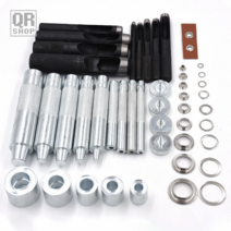 금속 구멍 그로밋 가죽 공예 의류 신발 커튼용 다이 펀치 프레스 도구 세트 3.5-17mm 100, 4mm