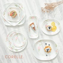 코렐 컨트리로즈 빈티지 2인 4인 6인 10인 혼밥 신혼 그릇 세트, 08앞접시
