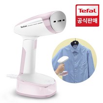 테팔 핸디형 액세스 포켓블러썸 스팀다리미, 화이트   핑크, DT3050K0