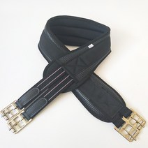 여성승마복승마 용품 말 배꼽 벨트 부드러운 PU 배 영국 안장 하네스 종합 장비, 03 Black 110cm