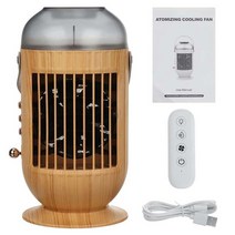 이동식에어컨 에어컨 냉난방기 이동식 aircon 휴대용 에어컨 usb 공기 쿨러 물, 나무 리모콘