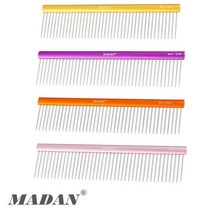 마단 칼라 푸들용콤 19Cm MAC-190W, 1개, Matted Purple