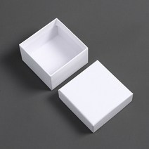 싸바리 상자 답례품 선물용 무지 흰색 박스 10x10cm
