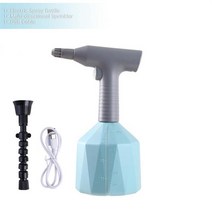 자동분무기 전기 식물 스프레이 병 자동 급수 Fogger USB Sanitizing 분무기 손 기계 정원 도구, [01] 1L-01