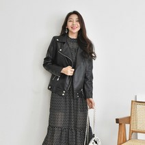 데일리 캐주얼 여성 카인 라이더 자켓