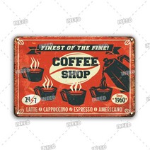 영업중 OPEN LED 오픈 네온 사인 24 보드 간판 광고판 빈티지 디자인 커피 주석 금속 벽 아트 로그인 Tinplate 장식 바 레트로 카페 주방 룸 586EA 2, 20x30cm, 18 10627