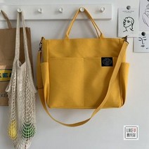 네이워에스엔 남성 심플 캔버스 에코백 크로스백