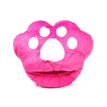곰발바닥 USB 보온 온열 발난로 풋워머 슬리퍼 발히터, 핑크