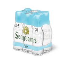 씨그램 라벨프리 플레인 350ml 6PET, 씨그램 라벨프리 플레인 350ml 6