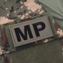 MP 패치 국방색 군사경찰 헌병 컴뱃셔츠 와펜