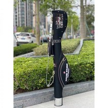 지팡스튜디오 류큐 골프총가방 라이온볼가방 남녀연습가방 이지웨어, 블랙실버