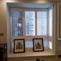 우드셔터 블라인드 루버셔터 암막커튼 사생활보호 유럽풍감성디자인 갤러리, 화이트 시리즈 환경 보호 페인트 평방 미터