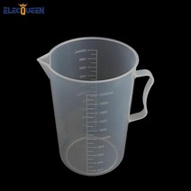 Homebrew Plastic Beakers Food Grade Measuring Handle Temperature Acid Resistant 홈 브레인 플라스틱 비커 식품 학년, 하나